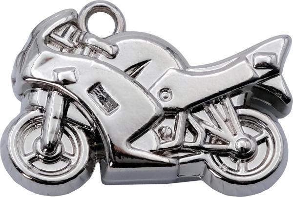Mega Oto Market Oto Araba Anahtarlık Yarış Motoru Krom - Image 1