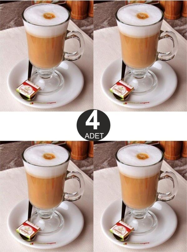 Paşabahçe ırısh latte - çikolata bardağı 4 lü kuplu bardak - Image 1