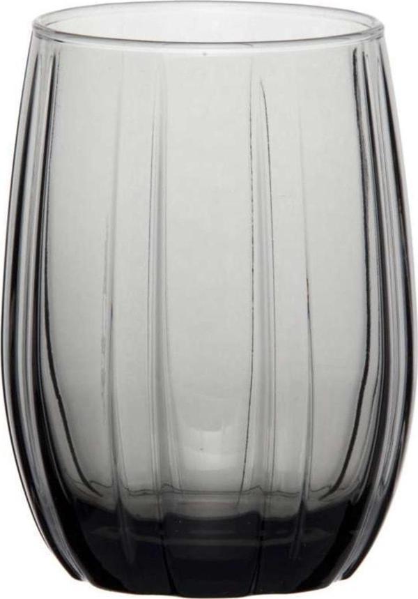 Paşabahçe 420302 6 lı linka bardak su bardağı - meşrubat bardağı gri 240cc - Image 1