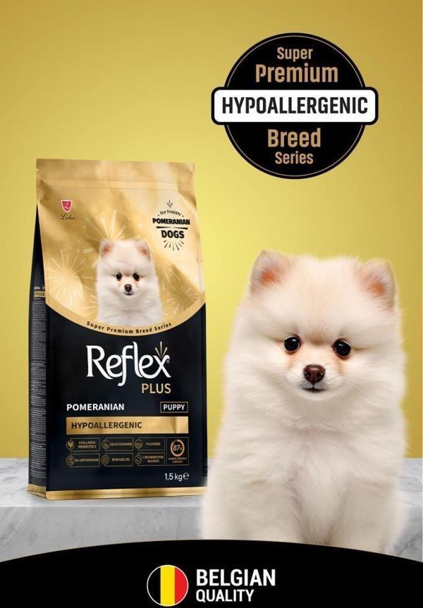 Reflex Plus Hypoallergenic Pomerian Yavru Köpek Maması 1,5 Kg - Image 1