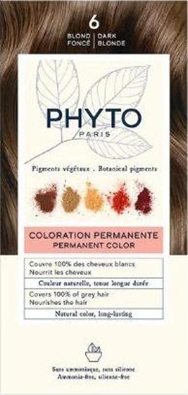 Phyto Color Saç Boyası - Koyu Kumral 6 - Image 1