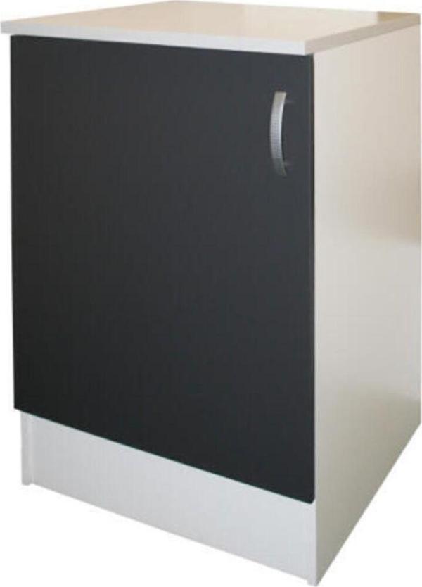 Tdesigno Asia Mutfak Alt Modül 60 Cm Antrasit Tezgah Dahil - Image 1
