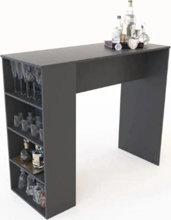 Tdesigno Asır Mutfak Adası Alt Modül 150 Cm Antrasit - Image 1