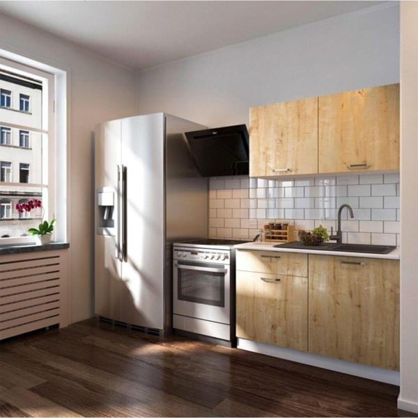 Tdesigno Ahenk Hazır Mutfak Dolabı 120 Cm –-Safir Meşe - Image 1
