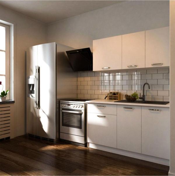 Tdesigno Eftalya Hazır Mutfak Dolabı 140 Cm - - Beyaz - Image 1