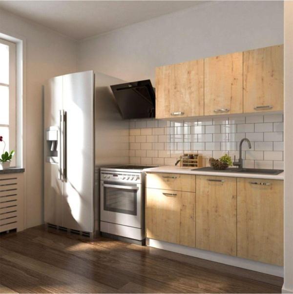 Tdesigno Safir Meşe Elvan Hazır Mutfak Dolabı 140 Cm - Image 1