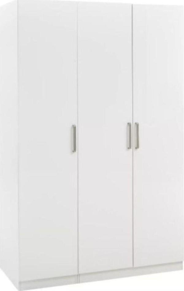 Tdesigno Güner Giyinme Dolabı  Çok Amaçlı Dolap  Gardırop 120 Cm  Beyaz - Image 1
