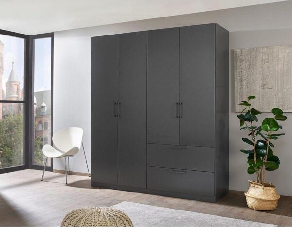 Tdesigno Araz Giyinme Dolabı - Çok Amaçlı Dolap - Gardırop 180 Cm-4 Kapaklı-2 Çekmeceli - Image 1