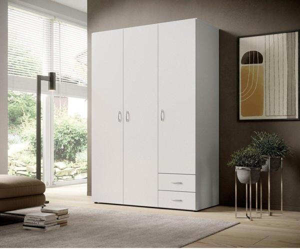 Tdesigno Ahu Giyinme Dolabı - Çok Amaçlı Dolap - Gardırop 120 Cm-3 Kapaklı-2 Çekmeceli - Image 1