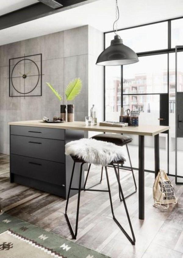 Tdesigno Pelin Mutfak Adası - Alt Modül 180 Cm Antrasit - Image 1