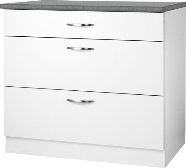 Tdesigno Tuna Mutfak Çekmeceli Alt Modül 80 Cm Beyaz - Image 1