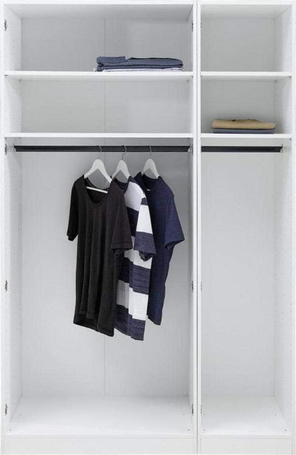 Tdesigno Sezin Açık Giyinme Dolabı - Çok Amaçlı Dolap - Gardırop 120 Cm Beyaz - Image 1