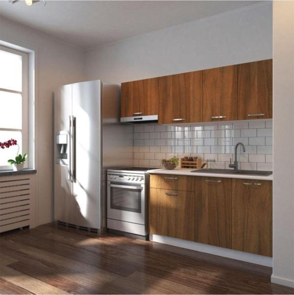 Tdesigno Ceviz Miray Hazır Mutfak Dolabı 200 Cm - Image 1