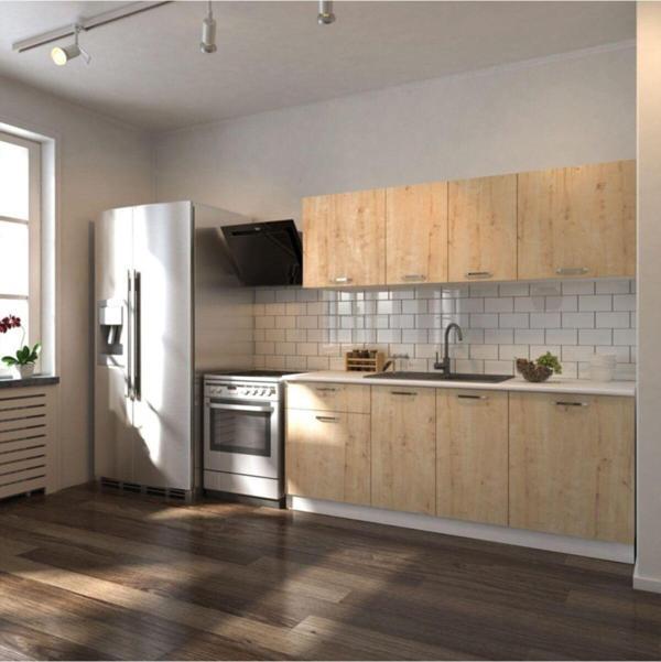 Tdesigno Piraye Hazır Mutfak Dolabı 200 Cm -Safir Meşe - - Image 1