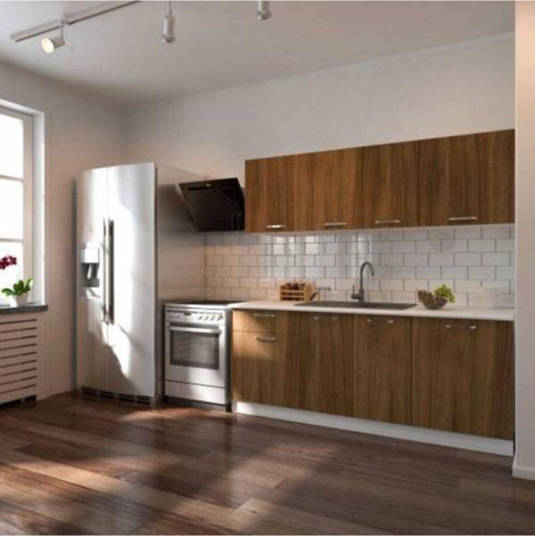 Tdesigno Petek Hazır Mutfak Dolabı - 200 Cm - Ceviz - - Image 1