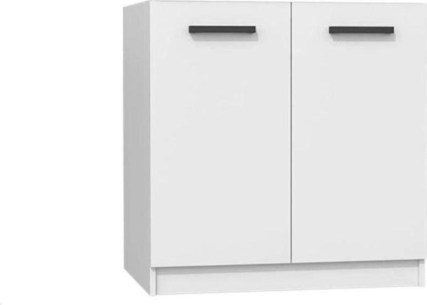 GC Arya 2 Kapaklı Mutfak Alt Modül -Çok Amaçlı Dolap 60 Cm Beyaz - Image 1
