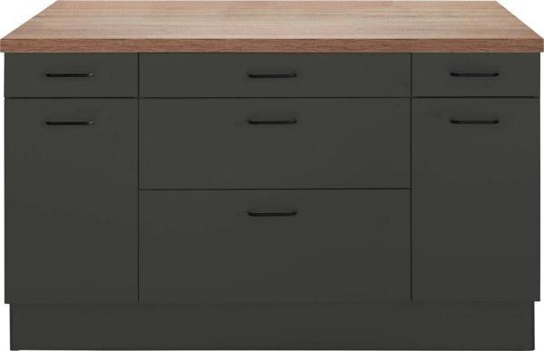 Tdesigno Helin Alt Modül 120 Cm Antrasit -Tezgah Dahil Hazır Mutfak Dolapları - Image 1