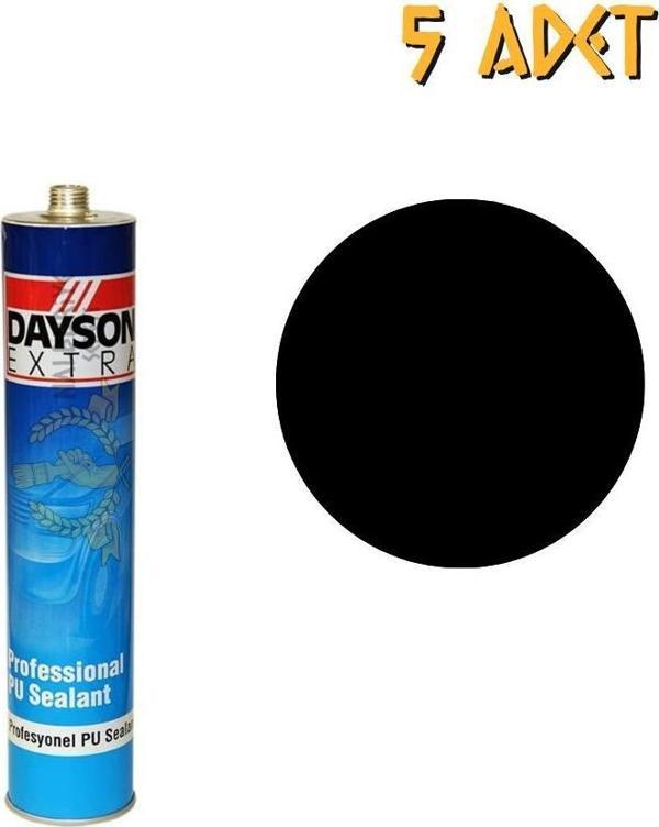 Dayson Extra Poliüretan Mastik Yapıştırıcı SİYAH 280 ml. - 5 Adet - Image 1
