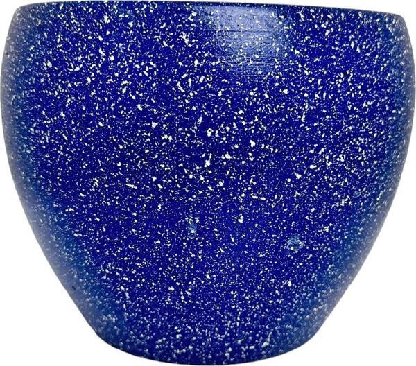 Bitki Tasarımı Lacivert Granit Toprak Saksı Saksılık Salon Çiçeklik - 15 CM - Image 1