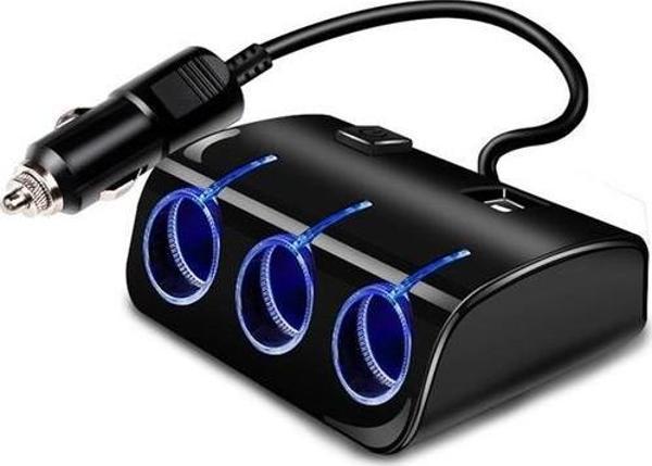 Araç Çakmak Çakmaklık Çoklayıcı Çoğaltıcı 3 Çakmak 2 Usb - Image 1