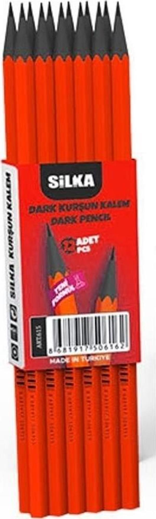 Silka Dark Kurşun Kalem (12 Adet) - Image 1