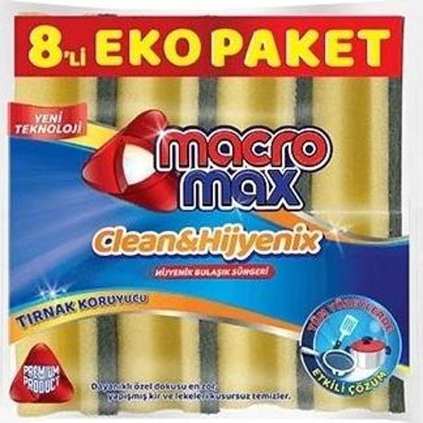 Macro Max Sünger Oluklu 8li - Image 1