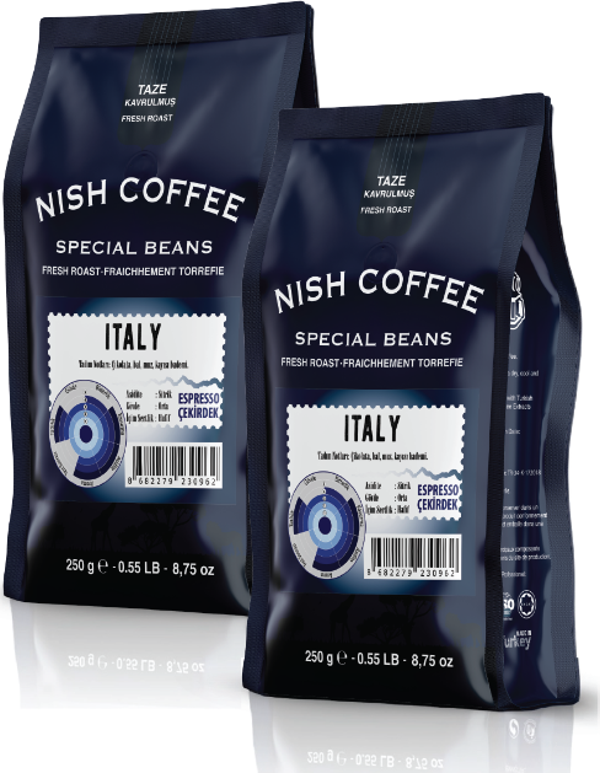 Nish Espresso Italy Kahve 2 x 250 gr - Image 1