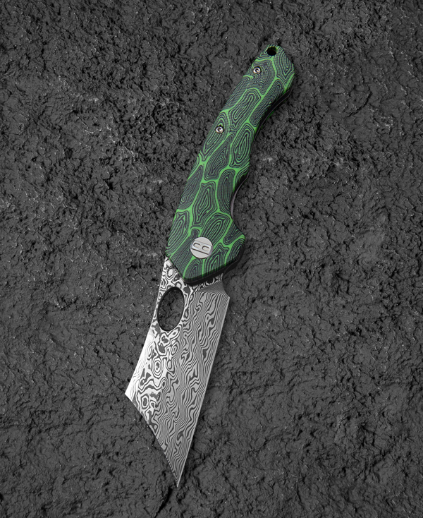 BESTECH SKIRMISH BL07C Şam G10 Sap Damascus Çakı - Image 1