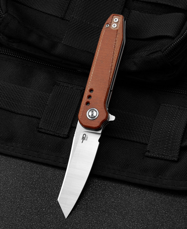 BESTECH SYNTAX Natural Micarta Sap: 2,84'' 14C28N Çakı BG40E - Image 1