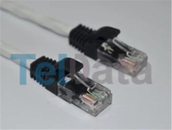 Teldata TLD-300B Cat6 3MT Beyaz Utp Patch Kablo - Image 1