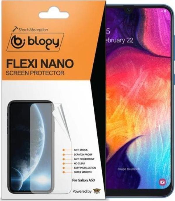 Blogy Galaxy A50 ile Uyumlu Flexi Nano Ekran Koruyucu - Image 1