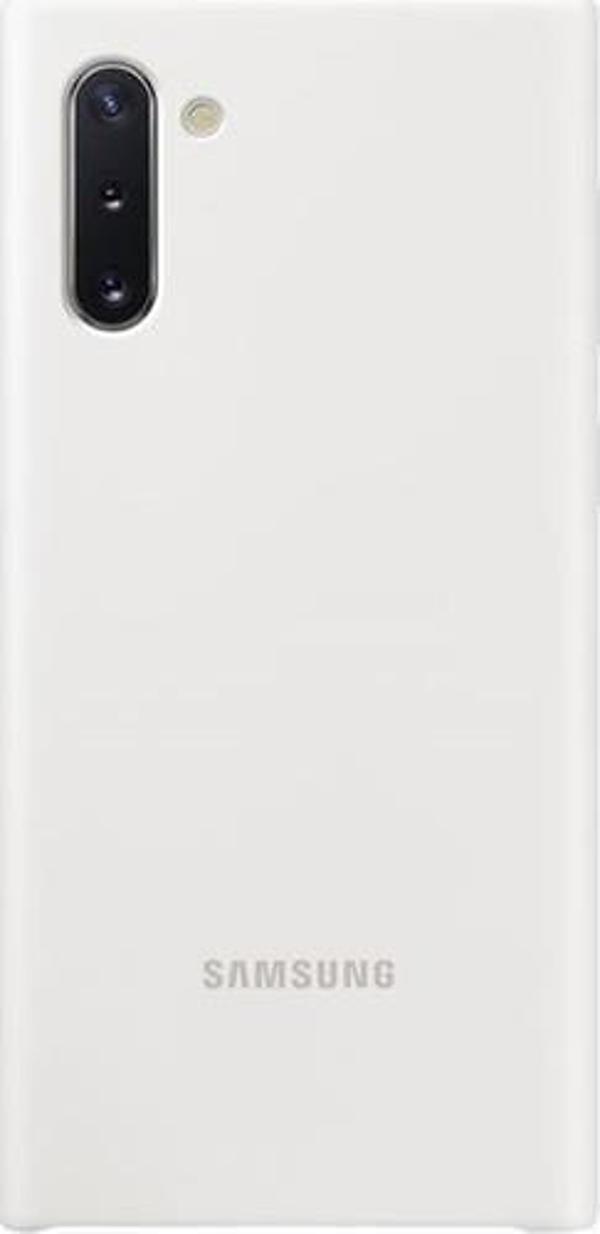Galaxy Note 10 ile Uyumlu Silikon Kılıf Beyaz EF-PN970TWEGWW - Image 1