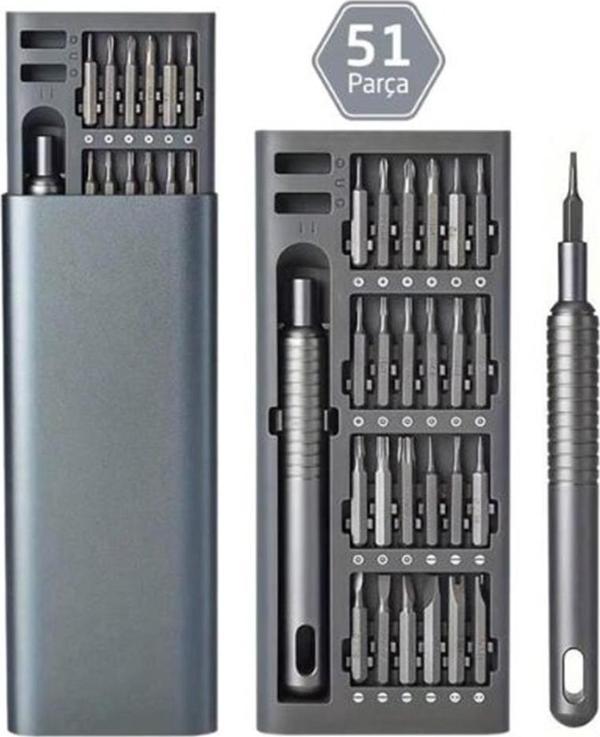 Uf-Tools 840117 Hassas Bits Uçlu 51 Parça Tamir Seti - Image 1