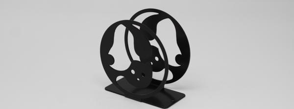 Metal Masa Üstü Sofra Dekoratif Siyah Modern Peçetelik - Image 1