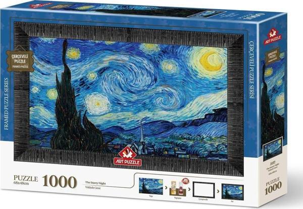 ART PUZZLE YILDIZLI GECE-1000 PARÇA ÇERÇEVELİ 5689 - Image 1