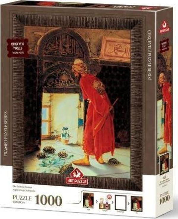 ART PUZZLE KAPLUMBAĞA TERBİYECİSİ-1000 PARÇA ÇERÇE - Image 1