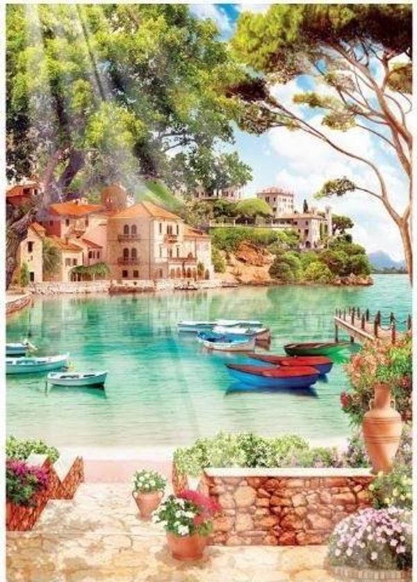 ART PUZZLE HUZURA GÜNAYDIN-1000 PARÇA ÇERÇEVELİ - Image 1