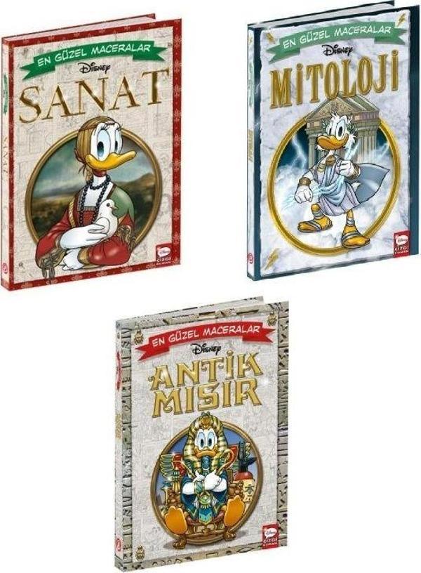 Disney En Güzel Maceralar Sanat + Mitoloji + Antik Mısır Seti 3 Kitap - Beta Kids - Image 1