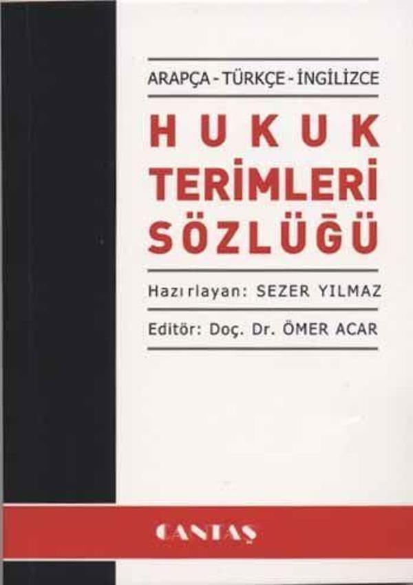 Arapça - Türkçe - İngilizce - Hukuk Terimleri Sözlüğü - Cantaş Yayınları - Image 1