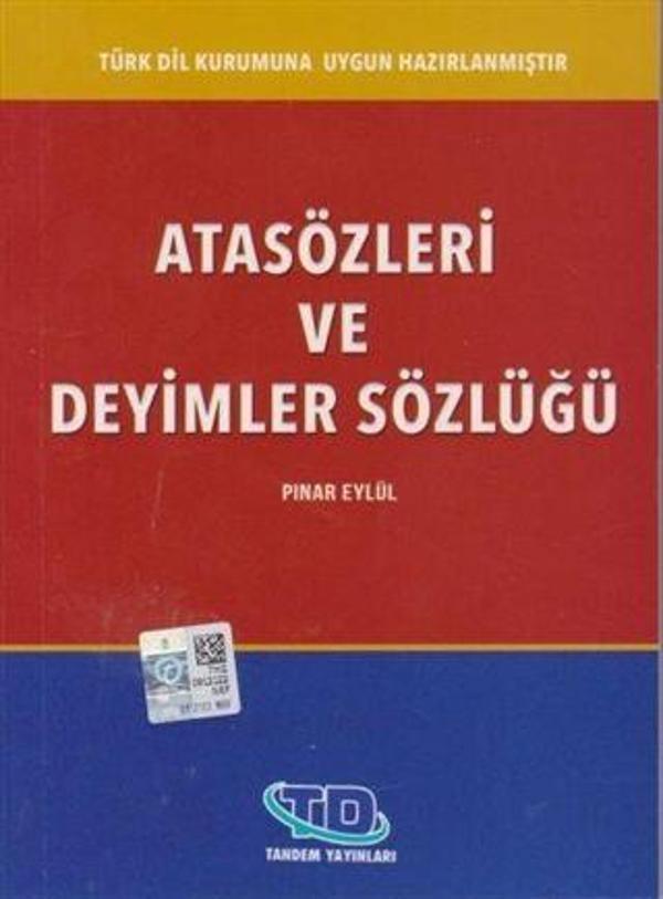 Atasözleri ve Deyimler Sözlüğü - Tandem Yayınları - Image 1