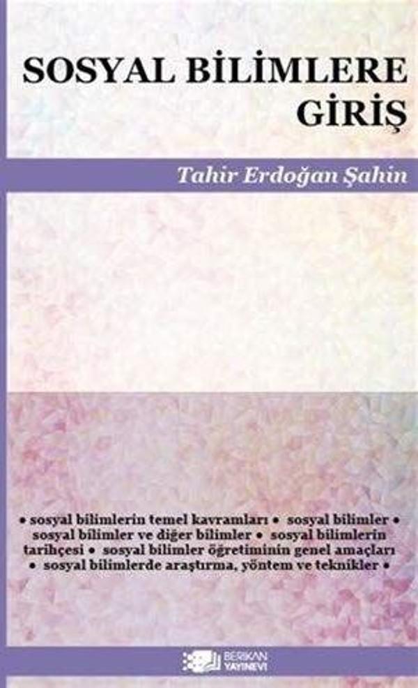 Sosyal Bilimlere Giriş - Berikan Yayınevi - Image 1