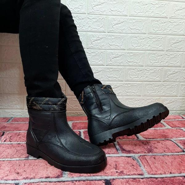 Çağrı Yaldır İçi Kürklü Fermuarlı Su Geçirmez Kar Botu Plastik - Image 1