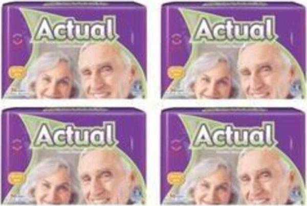 Actual Belbantlı Yetişkin Hasta Bezi Tekstil Yüzey Large 30'Lu Paket 4'Lü - Image 1