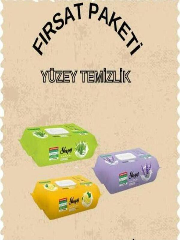 Sleepy Extra Yüzey Temizlik Havlusu 3 X 100 (300 Yaprak) - Image 1
