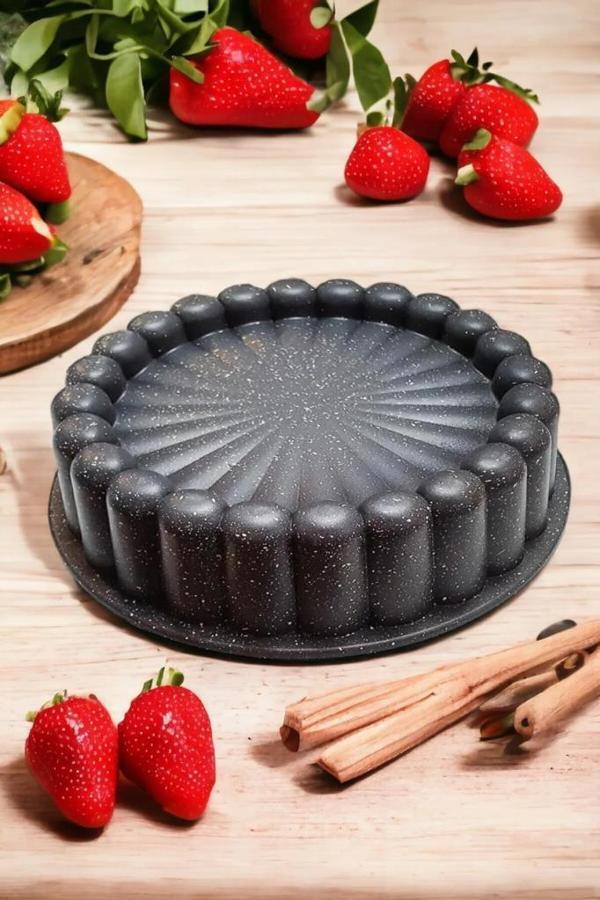 Kapris Granit Döküm Tart Turta Kalıbı 26Cm - Image 1