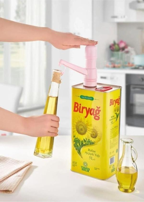 Kapris Pratik Sıvı Yağ Teneke Pompası 5 10 18LT Uyumlu - Image 1