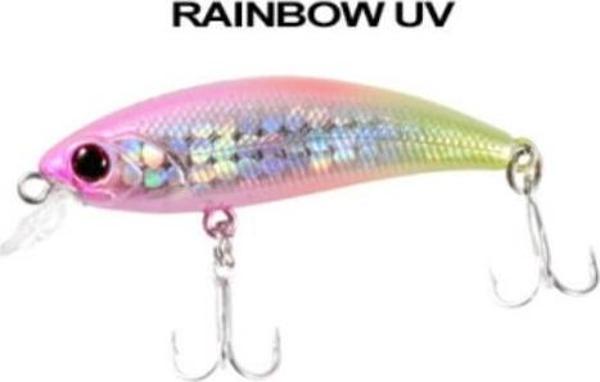 Ryuji Baby Minnow Sinking 5cm 4.5gr Maket Yem RAINBOW UV - Image 1