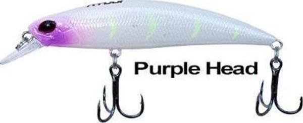 Ryuji S 70 7cm 9gr Sinking Maket Balık PURPLE HEAD GLOW - Image 1