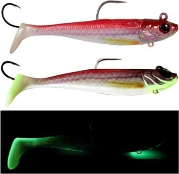 SEABOR DEEP FAKE 200GR 2+1 SİLİKON YEM ORANGE UV - Image 1