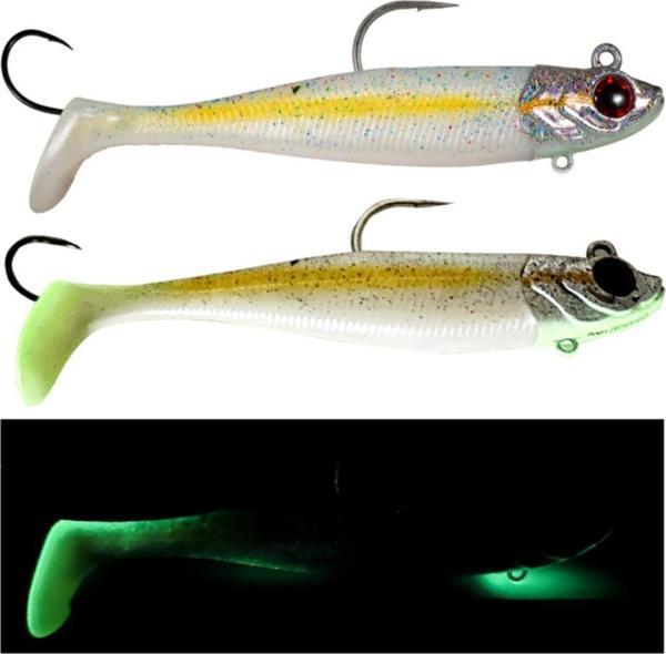 SEABOR DEEP FAKE 200GR 2+1 SİLİKON YEM WHITE UV - Image 1